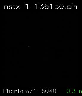 Fast camera - Shot 136150, 0-0.650 s