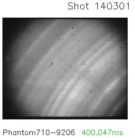 Camera 1 — Phantom710-9206 (Bay E top-down LLD camera) - Shot 140301 (0.400-0.420 s)